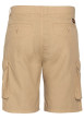 Thumbnail Short cargo en coton beige à coupe droite pourvu de multiples poches - Image 2