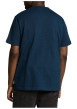 Thumbnail T-shirt en coton marine uni pourvu d'un col rond et de manches courtes - Image 4