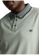Thumbnail Polo en coton kaki uni pourvu d'une coupe droite et d'un col boutonné - Image 6