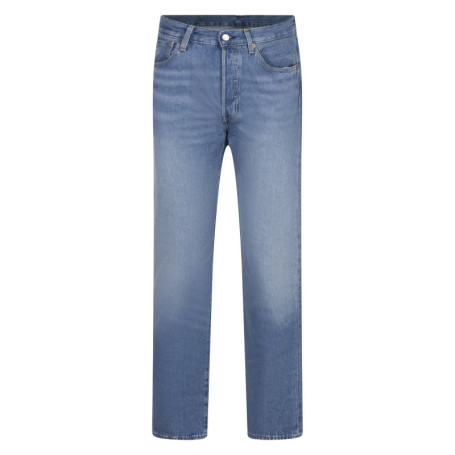 Jean 501® Levi'S® Original en coton bleu denim...