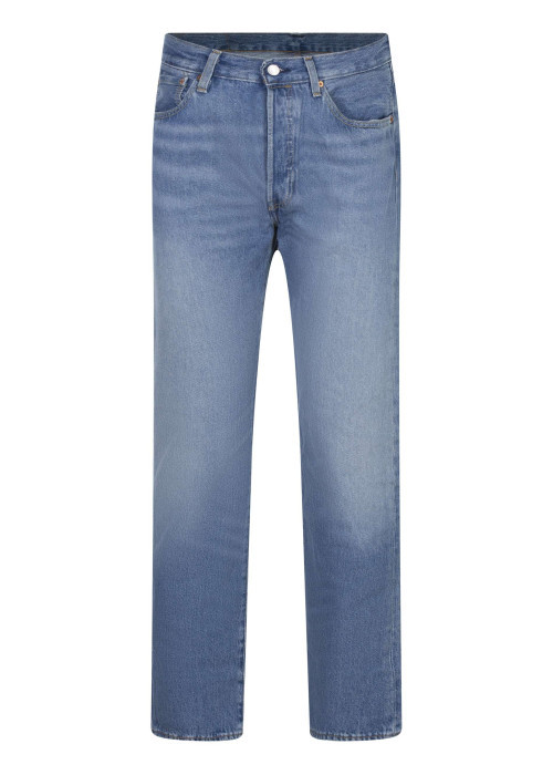 Jean 501® Levi'S® Original en coton bleu denim avec une coupe droite