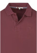 Thumbnail Polo en coton bordeaux uni avec une coupe droite et un col boutonné - Image 3