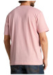 Thumbnail T-shirt en coton rose uni pourvu d'une coupe droite et d'un col rond - Image 4