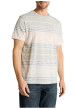 Thumbnail T-shirt en coton rose à rayures pourvu de manches courtes et d'un col rond - Image 3