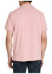 Thumbnail Polo en coton rose uni pourvu d'un col boutonné et de manches courtes - Image 4