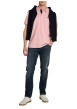 Thumbnail Polo en coton rose uni pourvu d'un col boutonné et de manches courtes - Image 5