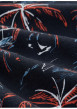 Thumbnail Chemise marine à motifs pourvue d'un col cubain et de manches courtes - Image 2