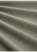 Thumbnail Pull en coton kaki uni pourvue d'une coupe droite et d'un col rond - Image 2