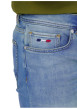 Thumbnail Short en coton mélangé bleu à coupe droite pourvu de poches plaquées - Image 4