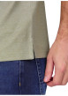 Thumbnail Polo kaki à coupe droite pourvu d'un col boutonné et de manches courtes - Image 3