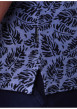 Thumbnail Polo en coton biologique bleu à coupe droite pourvu d'un col boutonné - Image 3