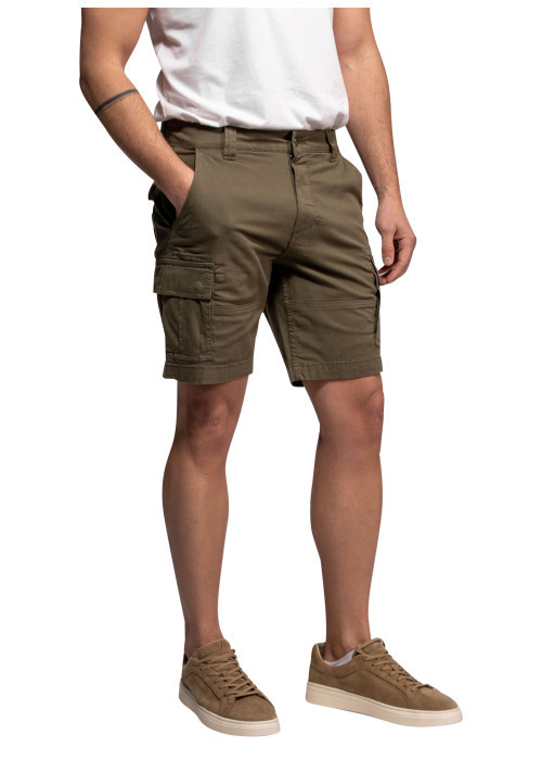 Short Daytona Boston coton kaki