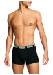 Thumbnail Lot de 2 boxers classiques en coton noirs unis pourvus d'une taille élastiquée - Image 3