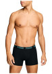 Thumbnail Lot de 2 boxers classiques en coton noirs unis pourvus d'une taille élastiquée - Image 5