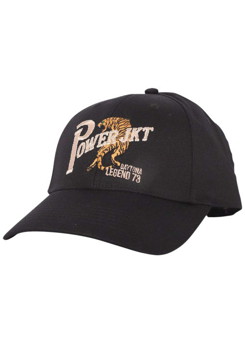 Casquette Sedona en coton noire pourvue de broderies à l'avant