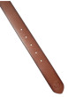 Thumbnail Ceinture en cuir de vache camel unie pourvue d'une fermeture par boucle ardillon - Image 4