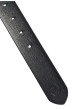 Thumbnail Ceinture en cuir de vache noire unie pourvue d'une fermeture par boucle ardillon - Image 3