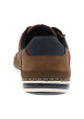 Thumbnail Sneakers cognac à talon plat avec des lacets et un zip latéral - Image 6