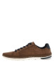 Thumbnail Sneakers cognac à talon plat avec des lacets et un zip latéral - Image 2
