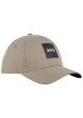 Thumbnail Casquette kaki unie pourvue d'une fermeture à strapback avec logo de la marque