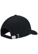 Thumbnail Casquette en coton noire unie avec une boucle métallique ajustable - Image 3