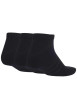 Thumbnail Lot de 3 paires de chaussettes basses noires pourvues du logo de la marque - Image 2