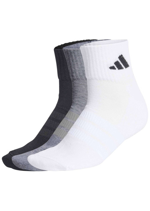 Lot de 3 paires de chaussettes basses multicolores pourvues du logo de la marque