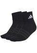 Thumbnail Lot de 3 paires de chaussettes basses noires pourvues du logo de la marque