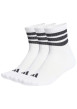 Thumbnail Lot de 3 paires de chaussettes mi-hautes blanches pourvues du logo de la marque