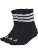 Thumbnail Lot de 3 paires de chaussettes mi-hautes noires pourvues du logo de la marque