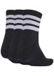 Thumbnail Lot de 3 paires de chaussettes mi-hautes noires pourvues du logo de la marque - Image 2