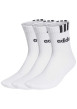 Thumbnail Lot de 3 paires de chaussettes mi-hautes blanches pourvues du nom de la marque