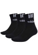 Thumbnail Lot de 3 paires de chaussettes mi-hautes noires pourvues du nom de la marque