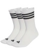 Thumbnail Lot de 3 paires de chaussettes hautes blanches pourvues du logo de la marque