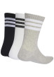 Thumbnail Lot de 3 paires de chaussettes hautes multicolores pourvues du logo de la marque - Image 2