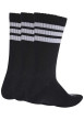 Thumbnail Lot de 3 paires de chaussettes hautes noires pourvues du logo de la marque - Image 2