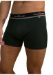Thumbnail Lot de 2 boxers classiques en coton mélangé multicolores unis