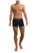 Thumbnail Lot de 2 boxers classiques en coton mélangé multicolores unis - Image 4
