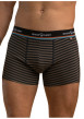 Thumbnail Lot de 2 boxers classiques en coton noir uni avec le nom de la marque - Image 2