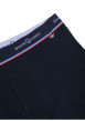Thumbnail Lot de 2 boxers classiques en coton blanc et marine unis avec nom de la marque - Image 2