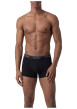 Thumbnail Lot de 3 boxers classique en coton noir uni avec une coupe ajustée - Image 4