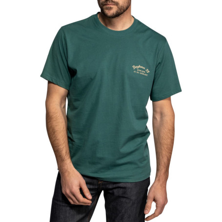 T-shirt Vernon en coton vert à coupe droite...