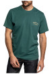 Thumbnail T-shirt Vernon en coton vert à coupe droite pourvu d'un col rond
