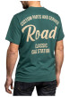 Thumbnail T-shirt Vernon en coton vert à coupe droite pourvu d'un col rond - Image 2