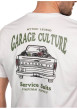 Thumbnail T-shirt Jerry en coton blanc à coupe droite pourvu d'un col rond - Image 4