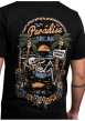 Thumbnail T-shirt Estill en coton noir imprimé à coupe droite pourvu d'un col rond - Image 4
