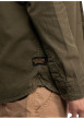 Thumbnail Surchemise Jeffmarti en coton kaki à coupe droite pourvue d'un col à revers - Image 7