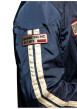 Thumbnail Blouson Gilmer marine à coupe droite pourvu d'un col à boutons pression - Image 5