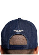 Thumbnail Casquette Roswell en coton bleue denim pourvue du patch de la marque - Image 2