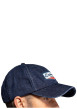 Thumbnail Casquette Roswell en coton bleue denim pourvue du patch de la marque - Image 3